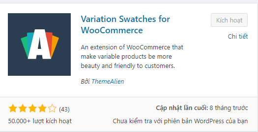 Hướng dẫn tạo sản phẩm Woocommerce có biến thể đẹp mắt
