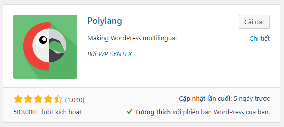 Hướng dẫn làm website đa ngôn ngữ với Polylang