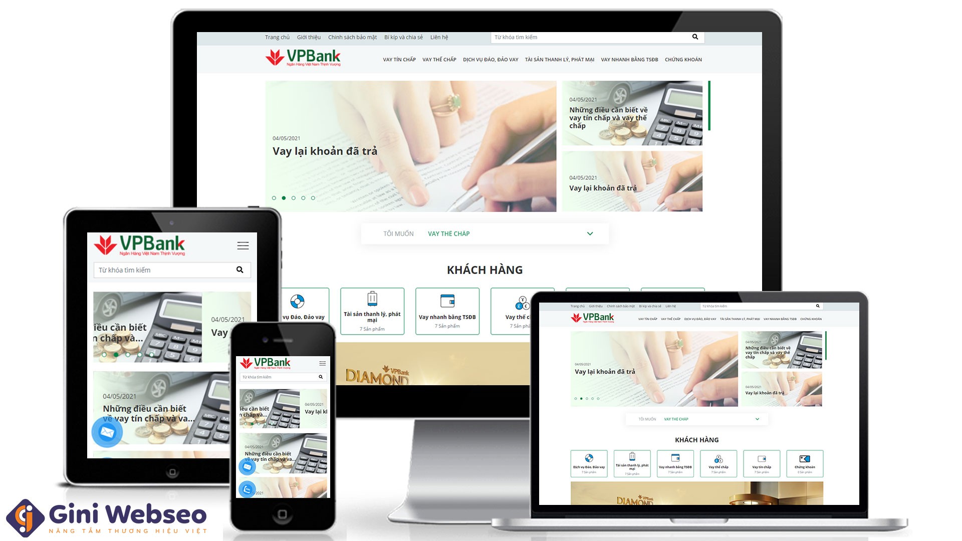 Thiết kế website ngân hàng HN BANK