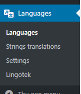 Languages -> Languages