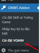 Truy Cập Cài Đặt Plugin GNWS Addon